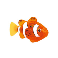 (Orange)Robot Lumineux LED Jouet Poisson Électrique Natation Poisson Imperméable Interactif Bain Jouets pour Enfants