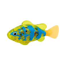 (Green)Robot Lumineux LED Jouet Poisson Électrique Natation Poisson Imperméable Interactif Bain Jouets pour Enfants