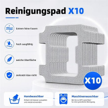 Cleaning Pads for Winbot W3 OMNI Window Cleaning Robot, Removable, Reusable Microfibre Wipes