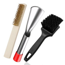 3Pcs Lawn Mower Cleaning Kit - Efficient Scraper & Brush Lawn Mower Accessories for Professional Lawn Maintenance