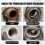 Pipe Extractor Tool Broken Thread Puller Hex Shank Power Drill for PPR PVC Plastic Pipes DN20/25/32 1/2″ 3/4″ 1″ Inch 8