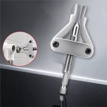 Pipe Extractor Tool Broken Thread Puller Hex Shank Power Drill for PPR PVC Plastic Pipes DN20/25/32 1/2″ 3/4″ 1″ Inch