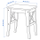 IKEA ROSENTORP Wooden Stool White 4