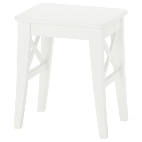 IKEA ROSENTORP Wooden Stool White