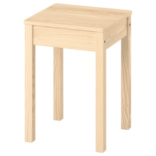 IKEA HÄGERNÄS Pine Stool 32x32x45 cm