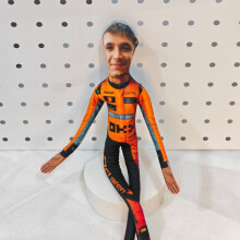 (Style B)F1 Driver Plush Toy With Internal Frame For Kids Room Decor Collectibles And