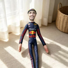 (Style V)F1 Driver Plush Toy With Internal Frame For Kids Room Decor Collectibles And