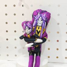 (Purple Large)The Freak Circus Pierrot Jester Plush Dolls With Cotton Material For Gift And Purposes Display