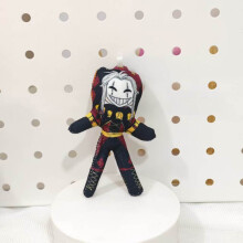 (White Chain)The Freak Circus Pierrot Jester Plush Dolls With Cotton Material For Gift And Purposes Display