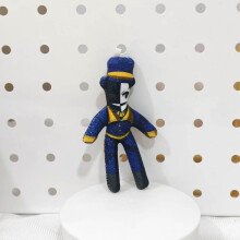 (Blue Chain)The Freak Circus Pierrot Jester Plush Dolls With Cotton Material For Gift And Purposes Display