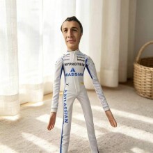 (Style X)F1 Driver Plush Toy With Internal Frame For Kids Room Decor Collectibles And