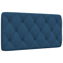 vidaXL Kopfteil-Kissen Blau 100 cm Stoff