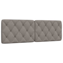 vidaXL Kopfteil-Kissen Taupe 160 cm Stoff