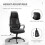 (Black, Foam) High-Back Adjustable Office Chair, Black 4