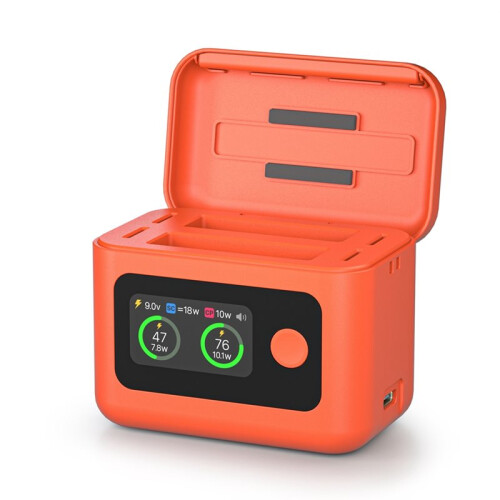 For  X6 Fast Charge Case 5in1 Charging Box 1.47 LCD Display Charge Accumulation and Equalization Mode C 1
