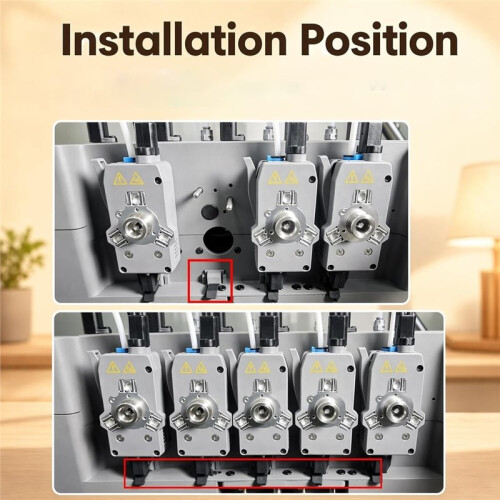 4 Pack C5 Plug  Assembly for Flashforge Creator 5/5 Pro,Nozzle Blocker Prevent Filament Color Crossover 1