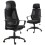 (Black, Foam) High-Back Adjustable Office Chair, Black 1