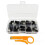 50PCS D2 Quick-Connect Terminals Stripless Solderless LED Connectors 2P Bbidirectional Insert Cable Buckle Cconnector 1