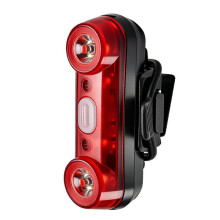 Bike Rear Light with Find My Tracker & 70dB Alert - Super Bright LED,USB Battery, IPX4 Waterproof Taillight