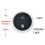 FP001S-Small USB/UART DC3.3V Round Indicator Light Single Lens Facial Recognition Module Scanner with 500 Capacity 5