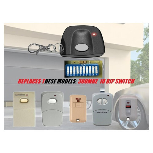4-Pack for MultiCode Gate Opener Remote 3089 308911 MCS308911, Multi Code Garage Door Opener 1