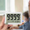 Large Screen Electronic Countdown Digital Timer 9999-Days Count Down Clock Classroom Timer Retirement Countdown Timer 4