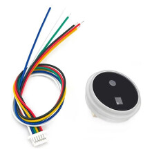 FP001S-Small USB/UART DC3.3V Round Indicator Light Single Lens Facial Recognition Module Scanner with 500 Capacity