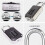 Outdoor Padlocks 2 Pack Gym Locker Lock 4 Digit Heavy Duty  Combination Padlock Easy Read Resettable Numbers 2