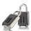 Outdoor Padlocks 2 Pack Gym Locker Lock 4 Digit Heavy Duty  Combination Padlock Easy Read Resettable Numbers 5