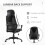 (Black, Foam) High-Back Adjustable Office Chair, Black 6