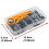 50PCS D2 Quick-Connect Terminals Stripless Solderless LED Connectors 2P Bbidirectional Insert Cable Buckle Cconnector 3
