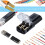 50PCS D2 Quick-Connect Terminals Stripless Solderless LED Connectors 2P Bbidirectional Insert Cable Buckle Cconnector 4