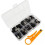 50PCS D2 Quick-Connect Terminals Stripless Solderless LED Connectors 2P Bbidirectional Insert Cable Buckle Cconnector 5
