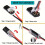 50PCS D2 Quick-Connect Terminals Stripless Solderless LED Connectors 2P Bbidirectional Insert Cable Buckle Cconnector 6