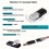 50PCS D2 Quick-Connect Terminals Stripless Solderless LED Connectors 2P Bbidirectional Insert Cable Buckle Cconnector 9