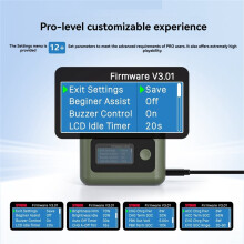 For X6 Fast Charge Case 5in1 Charging Box 1.47 LCD Display Charge Accumulation and Equalization Mode C