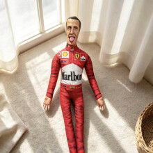 (Style S)F1 Driver Plush Toy With Internal Frame For Kids Room Decor And Collectibles