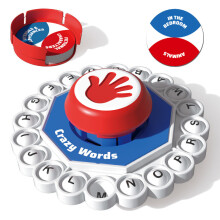 (Red)Crazy Words Board Game Family Party Games Interactive Educational Toy For Adults Kids