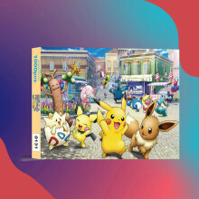 (Pikachu)Spongebob Squarepants Tom And Jerry Doraemon Pikachu 1000 Piece Puzzle For Adults And Kids