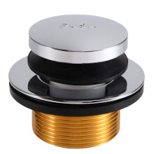 For LDR 502 5108CP Chrome Toe Touch Bath Tub Drain Stopper with Flange and Drain Washer
