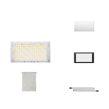 M60 Ultra RGB Fill Light 60W Pocket Video Light with APP Control for Vlog Live Streaming 2500K-10000K Adjustable
