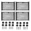 4 Set Universal Car Storage Mesh Cargo Net 45x25cm Stretchable Cargo Net Organizer Pouch Bag for Car 1