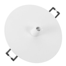 Lampa Sufitowa z Metalowym Pokryciem w Kolorze Białym do Bezszwowej Instalacji