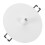 Light Flat Metal Ceiling Pendant Cover Lamp White Plate for Seamless Installation White 2