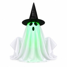 Halloween Decor Indoor Lighted Animated Floating Spooky Ghosts Halloween Decor for Party Home Haunted House