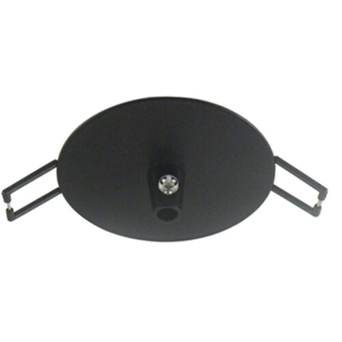 Light Flat Metal Ceiling Pendant Cover Lamp White Plate for Seamless Installation Black