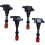 4-Piece Ignition Coil Set (OE 30520-PWA-003) - OEM-Style Replacement Engine Ignition Coil Assembly for 1