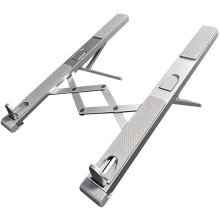 Laptop Stand Aluminum Ergonomic Riser, 8-Angle Adjustable Foldable Ventilated Cooling Holder for 10-17 Inch Laptops