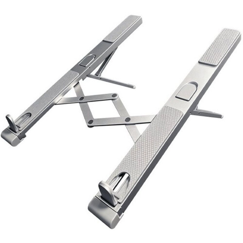 Laptop Stand Aluminum Ergonomic Riser, 8-Angle Adjustable Foldable Ventilated Cooling Holder for 10-17 Inch Laptops