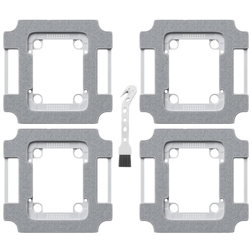 Mop Pads with Brackets Replacement for  Winbot W3 Omni Window Cleaning Robot Window Cleaning Rag Accessories